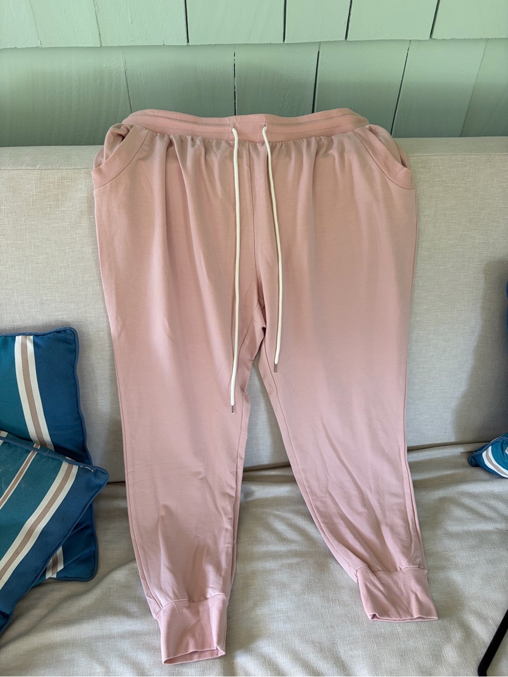 Summersalt Blush Pink Drawstring Joggers, XL